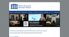 Desktop Screenshot of policeforum.org